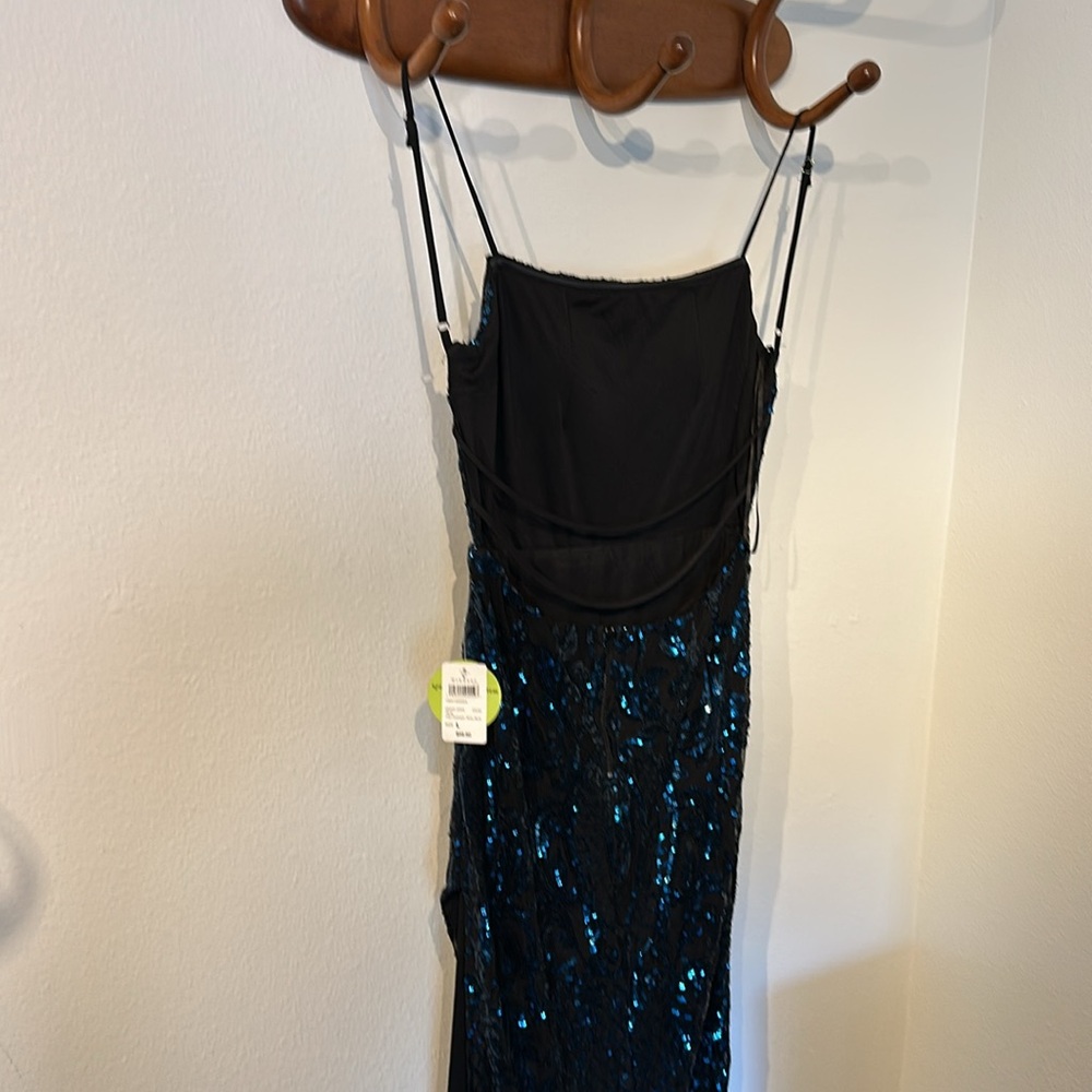 ✨Sequined open back dress with front side slit “Rowena” mermaid fit - Picture 12 of 15